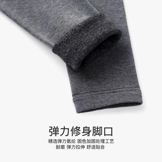 爱帝女加绒厚款高腰超弹保暖运动打底裤 商品图7
