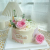 素雅鲜花奶油水果蛋糕 商品缩略图1