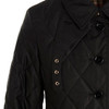 BURBERRY 巴宝莉 女士灯芯绒衣领菱形绗缝短款谷仓夹克棉服 黑色 8049869 B1035 商品缩略图2
