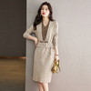 韩版温柔风，假两件套包臀针织连衣裙CC-22-3678 商品缩略图3