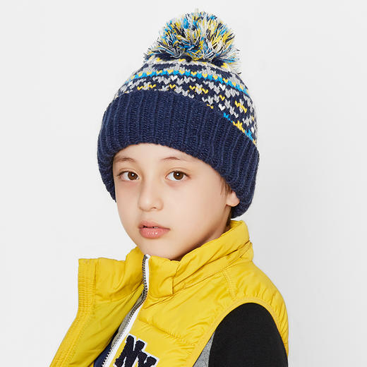 KENMONT男童KM-4563 简约帅气 蓬松保暖 有颜有料 买就送价值138元手套，多买多送 商品图4