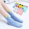 【5双装 七彩彩虹儿童袜子】秋冬季中筒袜男女童厚宝宝袜小孩袜学生袜中大童 商品缩略图4