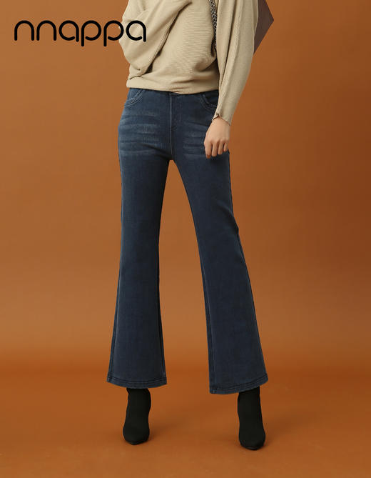 时尚磨毛牛仔微喇裤29231 商品图2