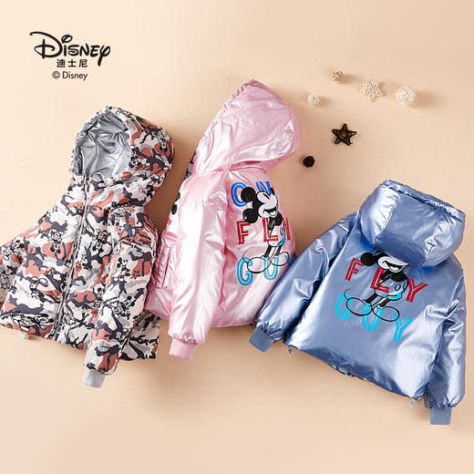 2023年迪士尼双面男女孩儿童羽绒服XHR 商品图4