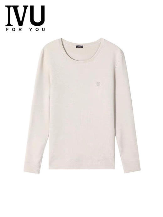 6FIVU新品基础圆领暖衣男士舒适长袖打底上衣（11.16） 商品图0