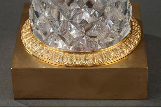 独角鹿西洋古董法国小天使造型铜鎏⾦绿松⽯⽔晶⾳乐盒式梳妆镜 商品图3