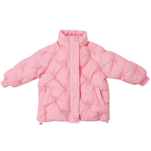 LJ-HX16 2022新款女孩羽绒棉服女童大中小宝宝加绒棉袄短款加厚洋气厚棉衣 商品图4