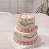 复古小花花6+4小双层蛋糕-低糖处理无添加 商品缩略图3