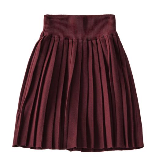 欧芮儿2017秋装新款显瘦收腰百褶半身裙女短款 商品图3