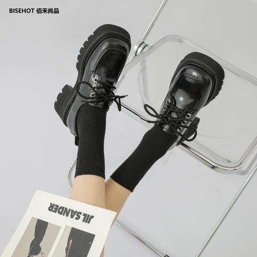 新品松糕厚底方跟乐福鞋995B23606 商品图7