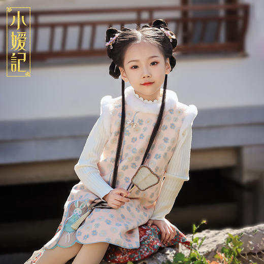 非质量问题不退换哦~小嫒記中式汉服国风旗袍-瑞兔旗袍 商品图5