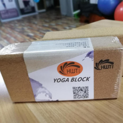 HWT华威特艾杨格专用软木砖瑜伽砖仿木砖（小） 商品图1