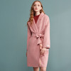 欧芮儿欧芮儿2017冬新款双面呢粉色毛呢外套女中长款 商品缩略图0