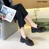 新品漆皮厚底大扣乐福鞋919B23601 商品缩略图3