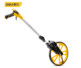 得力DL330212机械轮式测距仪带刹300mm(黄)