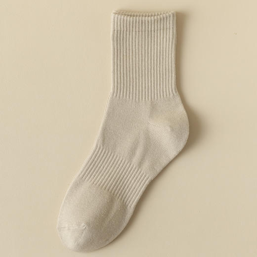 【男士束腰中筒袜】男士束腰中长袜棉质袜子秋冬中长筒袜透气休闲男袜 商品图1