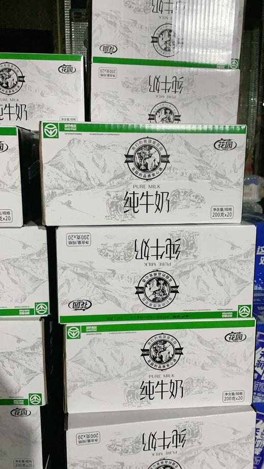 新疆花园牛奶利乐枕200g*20袋纯牛奶 商品图3