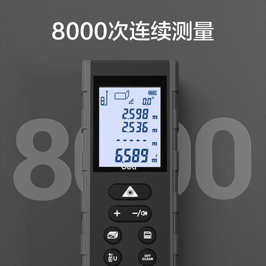 得力激光测距仪居家(黑) 商品图1