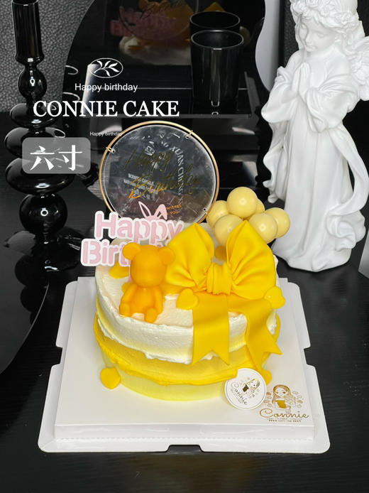 【1044】小熊蝴蝶结黄色 商品图5