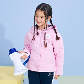 官方旗舰儿童轻薄羽绒服女冬装新款鸭绒保暖连帽外套5141YR4055
