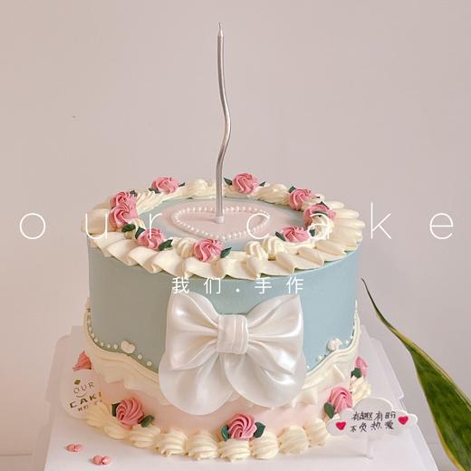 爱心复古蝴蝶结蛋糕-低糖处理无添加 商品图3