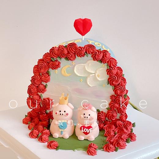 半圆花园小动物蛋糕（可换小动物）-低糖处理无添加 商品图9