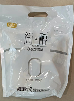 【亚欧超市】君乐宝简醇低温酸奶160g*6/袋