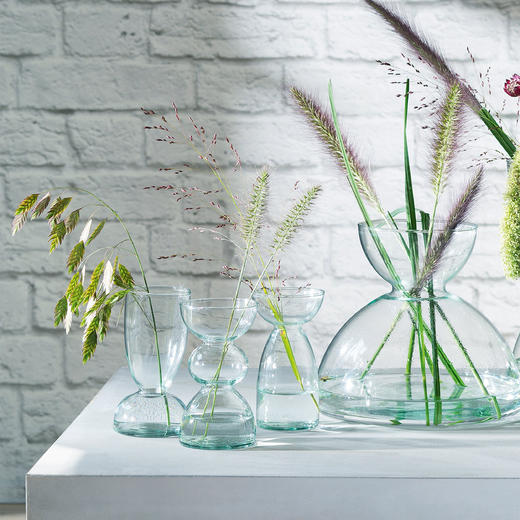 LSA  Canopy 伊甸园合作纯手工玻璃花瓶三件套水培摆件客厅插花器 商品图2