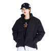 卡尔美秋冬新款面包服羽绒服女短款前短后长羽绒外套YR604011 商品缩略图0