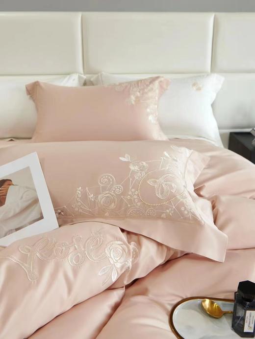 100s 贡缎绣花四件套200*230cm 商品图1