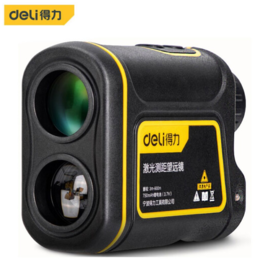 得力激光测距望远镜(黄)