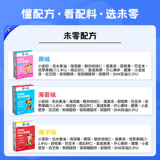 海绵汪汪队钙铁锌DHA坚果酥60g 商品图1