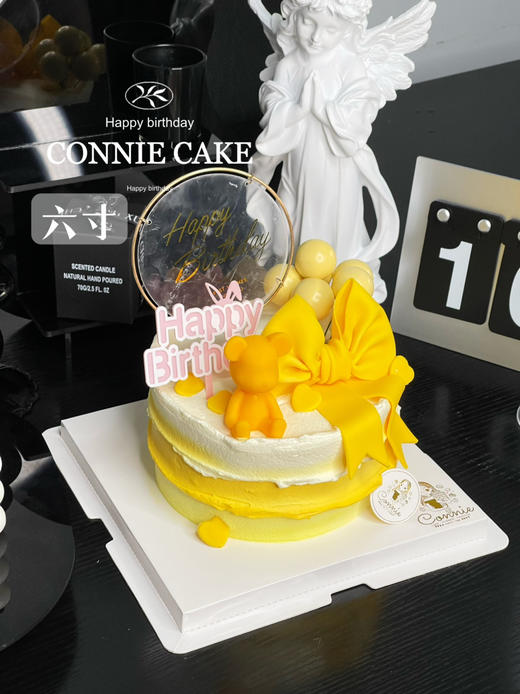 【1044】小熊蝴蝶结黄色 商品图6