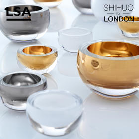LSA HOST 进口手工大号玻璃碗 家用装饰