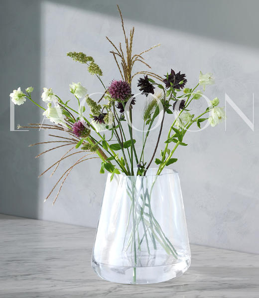 Las lagoon系列蔚湖系列花瓶清新绿家用高贵典雅 商品图1