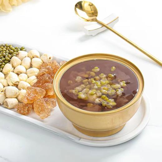 本草银耳鲜炖银耳羹开盖即食绿豆莲子银耳羹260g6碗 商品图1