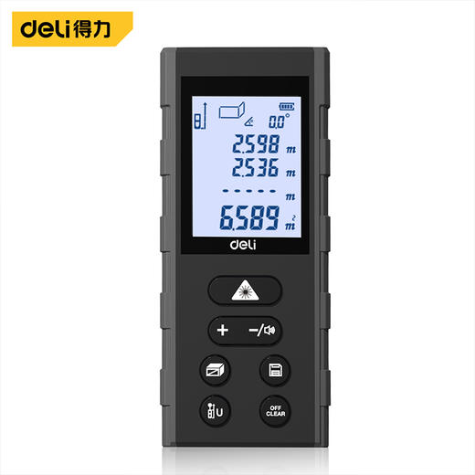 得力激光测距仪居家(黑) 商品图0