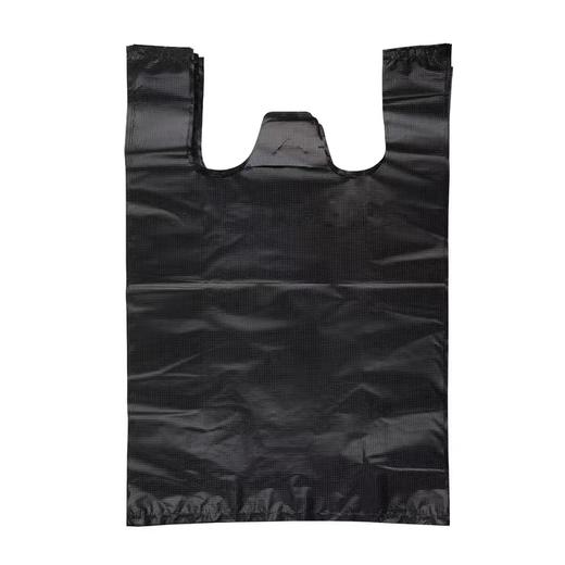 36黑色背心塑料袋垃圾袋背心袋手提胶袋37个/扎 商品图3
