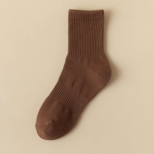 【男士束腰中筒袜】男士束腰中长袜棉质袜子秋冬中长筒袜透气休闲男袜 商品图8