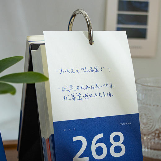 【追时间的人❗️倒计时日历礼盒套装】在时间的航线，我只前行，从不后退❗️年蛇年新年中高考倒计时台历365天考研200天100天自律打卡便签本七夕伴手礼新年礼盒年货礼盒 商品图2