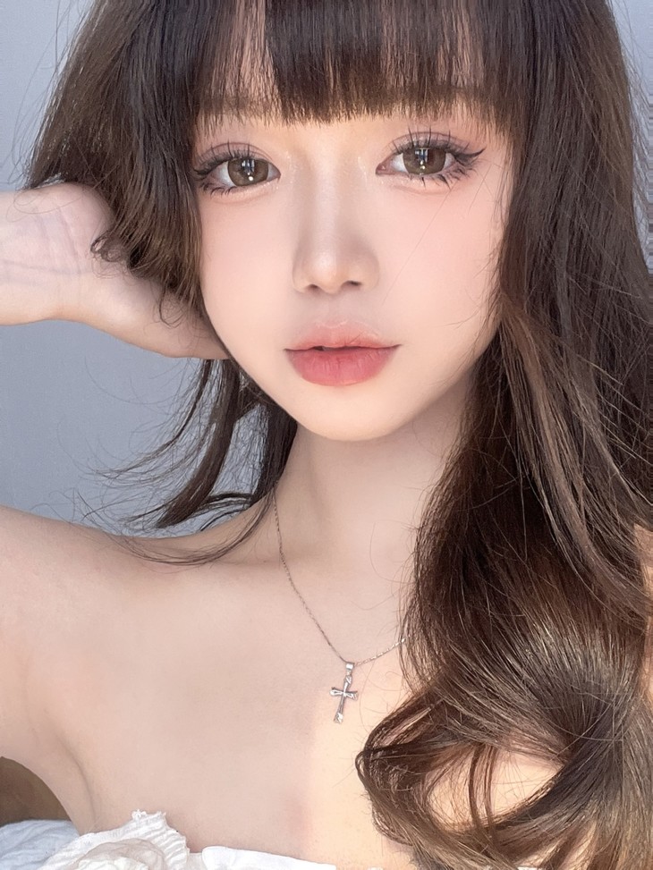 Hanawink年抛隐形眼镜 馥欲山茶14.5mm 1副/2片-VVCON美瞳网22