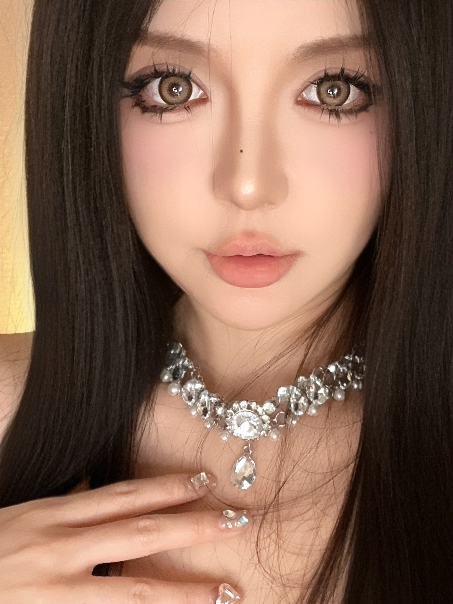 Hanawink年抛隐形眼镜 魔女记忆14.5mm 1副/2片-VVCON美瞳网15