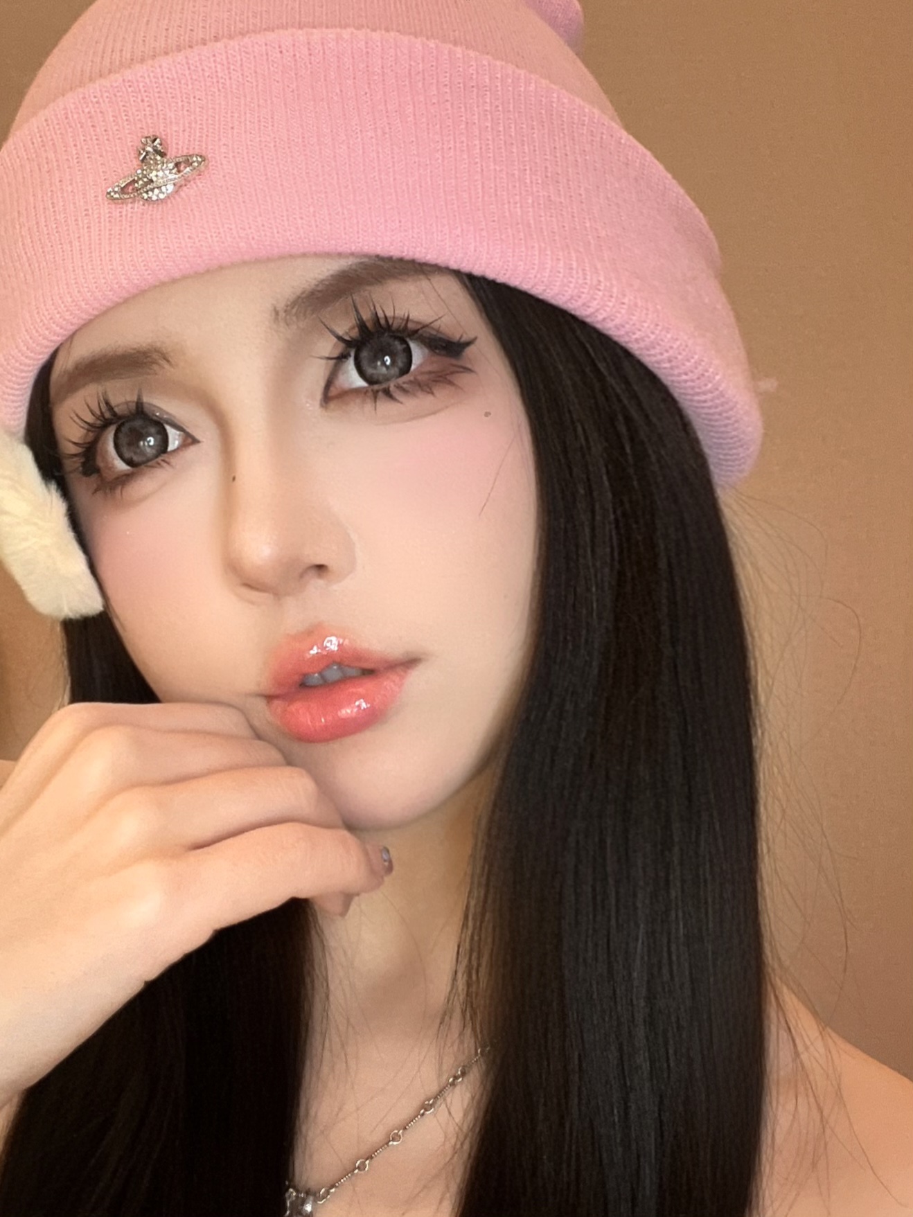 Hanawink年抛隐形眼镜 黑桃爱丽丝14.5mm 1副/2片-VVCON美瞳网11