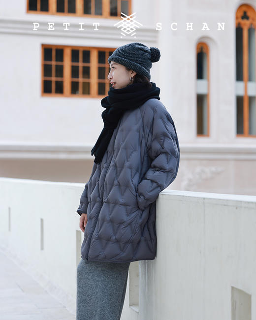 PETIT SCHAN小闪 #043 twinkle twinkle little star 繁星闪烁 秋冬高端针织系列花纱纯山羊绒螺旋状坑条多种戴法冷帽 商品图10