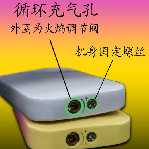 高颜值粉色火焰充气打火机防风金属渐变ins网红定制送男朋友礼物 商品图5