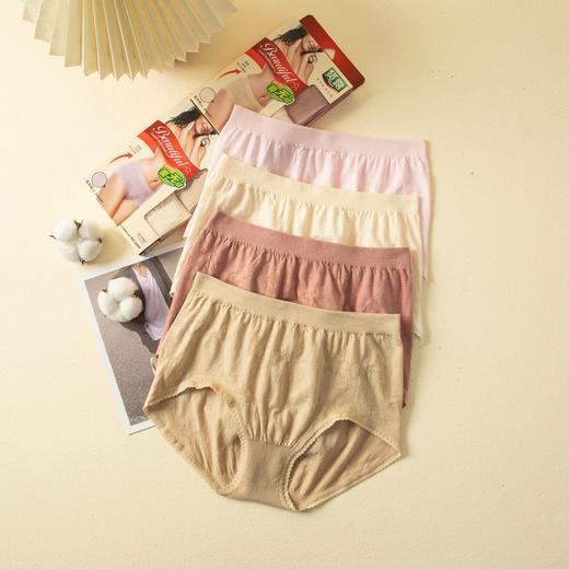 （两条盒装）【爆款】加大版女士无缝精梳棉全棉超弹透气三角裤舒适内裤7007/2069/2073/2920 商品图4