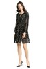 SUMMER & SAGE 黑色镂空衣袖连衣裙 4011 商品缩略图0