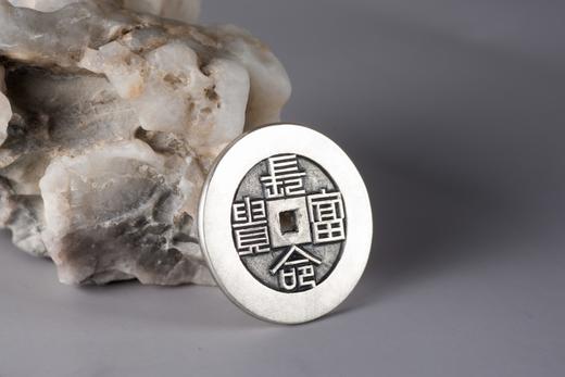 矩德泉坊 纯银手作 长命富贵银币（3.0厘米版）011 商品图6