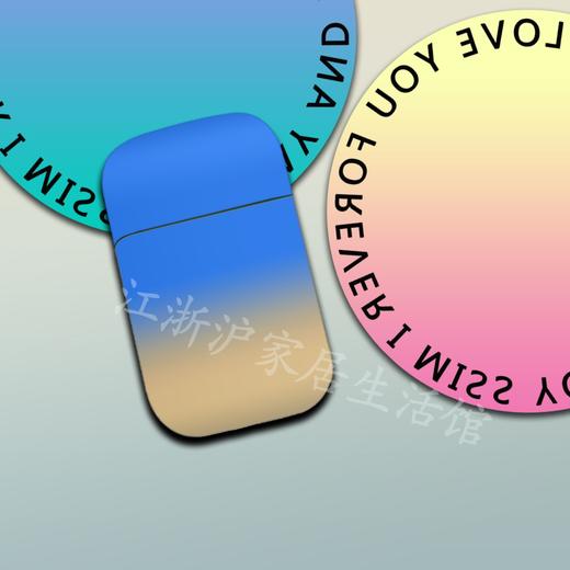 高颜值粉色火焰充气打火机防风金属渐变ins网红定制送男朋友礼物 商品图9