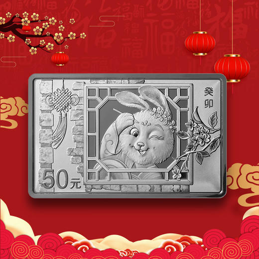 【预定】2023兔年金银纪念币。央行原装正品！ 商品图6